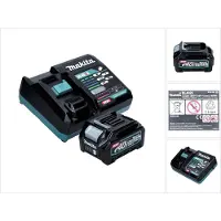 Makita Power Source Kit 40 V max. mit BL 4025 Akku 2,5 Ah XGT ( 191B36-3 ) + DC 40 RA Schnell Ladegerät XGT LXT ( 191E07-8 )