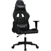 Syfax Gaming-Stuhl Schwarz Kunstleder