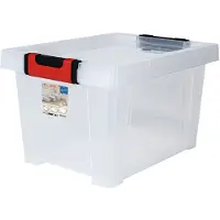 Eda Plastiques EDA Aufbewahrungsbox CLiPSTOCK 15 Liter PP transparent