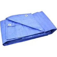GEKO BSD Abdeckplane - Wasserdicht Abdeckplane, Gewebeplane, Schutzplane - Leicht - Blau - 50g/m? - 2x3m