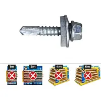 Celo 7301 Sechskantschraube Mit Bohrspitze Sw8 6.3x32 Mm 500 Einheiten