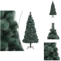 vidaXL Künstlicher Weihnachtsbaum mit Ständer Grün 210cm PET - Weihnachtsbäume