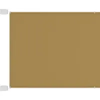 Syfax Senkrechtmarkise Beige 60x1200 cm Oxford-Gewebe