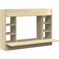 Syfax Wand-Schreibtisch Sonoma Eiche 105x48x75 cm Holzwerkstoff