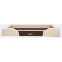 HOBBYDOG Hundekissen Hundebett Hundekissen Tierbett Katzenbett Hundekorb Schlafplatz - Deluxe - 120 x 80 x 16 cm [Größe: XXL] - Beige