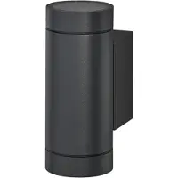 Ledvance ENDURA CLASSIC ITYS W Außenleuchte, Wandleuchte, GU10, dunkelgrau, Aluminium, einfache Installation, Diffusor aus Glas oder PMMA, IP65 Schutzklasse,indirekte Beleuchtung