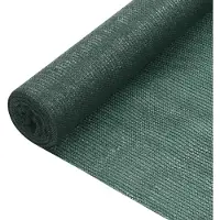 The Living Store Zaunblende Grün 2x10 m HDPE 75 g/m²