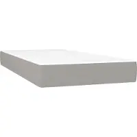 Syfax Taschenfederkernmatratze Mittel Hellgrau 90x190x20 cm Stoff