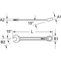Ks Tools BRONZEplus Ringmaulschlüssel - 963.7279