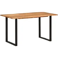 Syfax Esstisch 140×70×76 cm Akazie-Massivholz