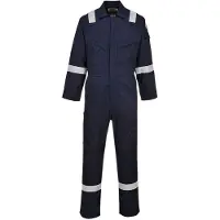 Portwest Leichte antistatische Fr-Overall 280g Farbe: Marine Größe XL -