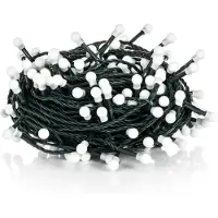 Retlux Weihnachtslichterkette RXL 219 Kugel 100 LED 10+5 m CW TM