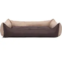 HOBBYDOG Hundebett "Eco" XL – 82×60 cm, robust & pflegeleicht, Hundekissen, Hundebett Schlafplatz Hundekissen, für mittelgroße Hunde