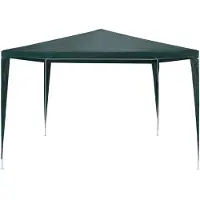 Syfax dkd-home-decor Partyzelt 3 x 3 x 2,55 m Grün, UV-beständig und wasserfest