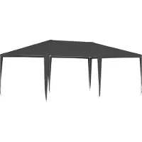 Syfax Profi-Partyzelt 4×6 m Anthrazit 90 g/m²