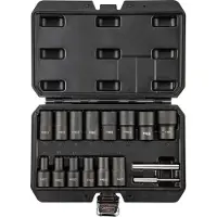 Neo Tools 1/2"-Steckschlüsseleinsätze für beschädigte Muttern – 16-teiliges Set