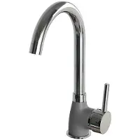Pyramis BELLO DUO Wasserhahn, Granit, grauer Beton