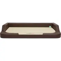 HOBBYDOG Orthopädisches Hundebett "Medico Standard" M -75x50x15 cm- Hundekorb Hundesofa Orthopädisch für Haustier Hunde Waschbar, abnehmbarer Bezug