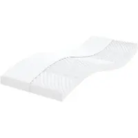 Syfax Schaumstoffmatratze Weiß 80x200 cm 7-Zonen Härtegrad 20 ILD