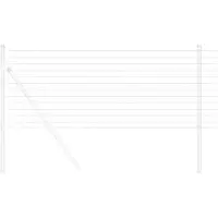 Syfax Eurozaun 0,6 x 25 m PVC-beschichtetes Eisen