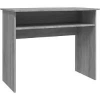 Syfax Schreibtisch Grau Sonoma 90x50x74 cm Holzwerkstoff