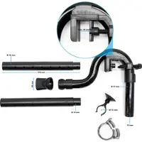 SunSun Ersatzteil für Aquarium Außenfilter HW-702AB / HW-703AB Auslasset für Aquariumfilter, Aquaristik Zubehör für Reparatur von Filtern