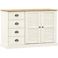 Syfax Sideboard mit Schubladen VIGO 113x40x75 cm Massivholz Kiefer