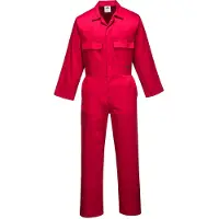 Portwest S999 Euro-Arbeitsoverall aus Polyester-Baumwolle Red Gr. XXXL