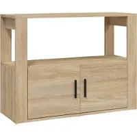 Syfax Sideboard Sonoma-Eiche 80x30x60 cm Holzwerkstoff