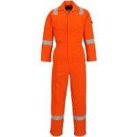 Portwest Leichte antistatische Fr-Overall 280g Farbe: Orange Größe XXL -