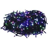 Syfax LED-Lichterkette mit 1000 LEDs Pastell Mehrfarbig 100 m PVC