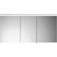 Burgbad Lin20 Spiegelschrank LED-Beleuchtung,3 Türen, 1400x700x170mm