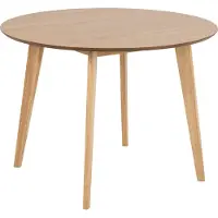 Fonq Roxby Esstisch Rubberwood/Holzwerkstoff Ø105x76 cm
