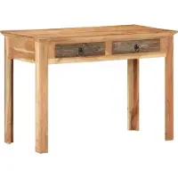 vidaXL Schreibtisch 110x50x75 cm Recyceltes Massivholz - Schreibtisch - Schreibtische - Computertisch - Computertische