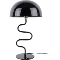 Leitmotiv Tischleuchte Twist Enamel Black (51x31cm)