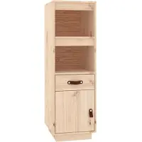 Syfax Highboard 34x40x108,5 cm Massivholz Kiefer