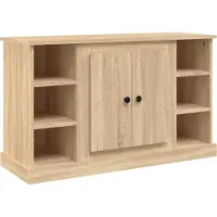 Syfax Sideboard Sonoma-Eiche 100x35,5x60 cm Holzwerkstoff