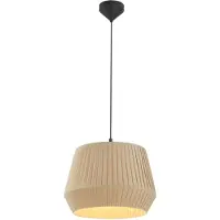 Nordlux Einzigartige Pendelleuchte Dicte sandbraun Ø 40cm