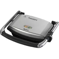 Ariete Toast- und Grillgerät (schmal), 1000 W, Silber