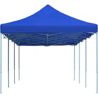 Syfax Faltzelt Pop-Up Partyzelt 3 x 9 m Blau