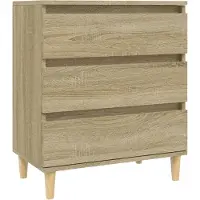 Syfax Sideboard Sonoma-Eiche 60x35x70 cm Holzwerkstoff
