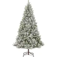 Black Box Nagoya Weihnachtsbaum - Weihnachten Baumdeko mit voller Optik - Weihnachtsdeko für den Innenbereich - Baum mit Klicksystem - H180 x Ø108 cm - Grün Frosted
