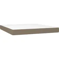 Syfax Taschenfederkernmatratze Mittel Taupe 180x200x20 cm Stoff