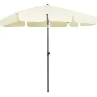 Syfax Strandschirm Sandgelb 200x125 cm
