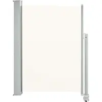 Syfax Ausziehbare Seitenmarkise 100 x 300 cm Creme