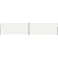 Syfax Seitenmarkise Ausziehbar Creme 220x1000 cm