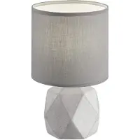Philips TRIO R50831087, Grau, Beton, Stoff, Schlafzimmer, Wohnzimmer, IP20, II, E14