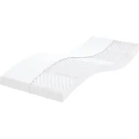 Syfax Schaumstoffmatratze Weiß 80x220 cm 7-Zonen Härtegrad 20 ILD