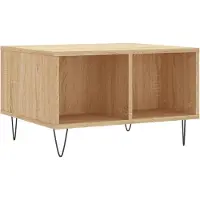 Syfax Couchtisch Sonoma-Eiche 60x50x36,5 cm Holzwerkstoff