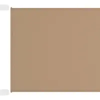 Syfax Senkrechtmarkise Taupe 60x1200 cm Oxford-Gewebe